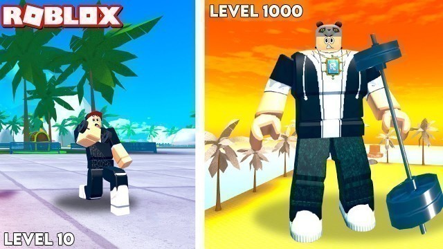 'En Güçlü Olmaya Çalışıyoruz!! Kas Geliştirme Oynuyoruz - Panda ile Roblox Weight Lifting Simulator 5'