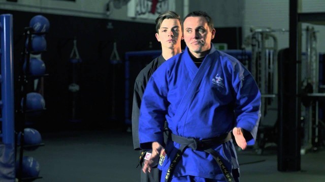 'Bujutsu Weekly Self Defence Tip - Defence to rear naked choke with shoulder throw'