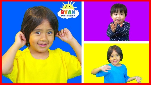 'Body Parts Exercise Songs for Children with Ryan ToysReview!'