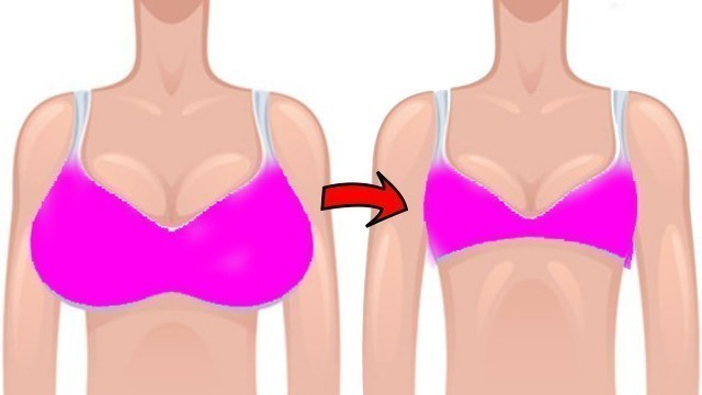 '5 Simple Exercises To Reduce Breast Size Quickly At Home | reduce breast size | lose breast fat'