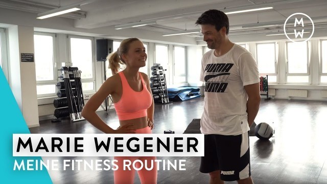 'Meine Fitness Routine | HIIT Bauchmuskel Bodyweight Training | Marie Wegener'