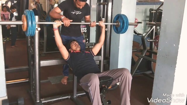 'CHEST !! BENCH PRESS!! 70 KG !! GURU MAAN LOVER'