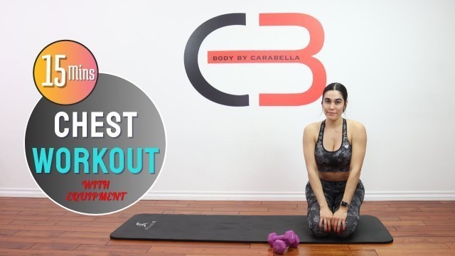 'How To Lift Your Bust With Exercise | Breast Lift Without Surgery | Chest Workout | Carabella Riazzo'