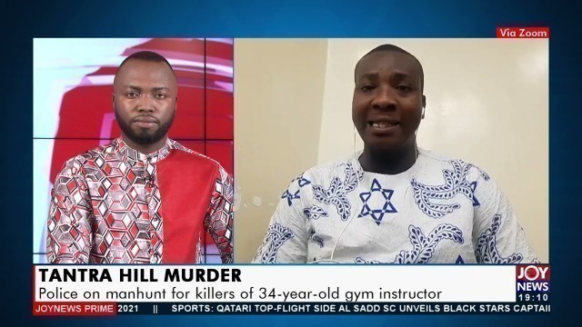 'Police on manhunt for k!llers of 34-year-old gym instructor - Joy News Prime (23-7-21)'