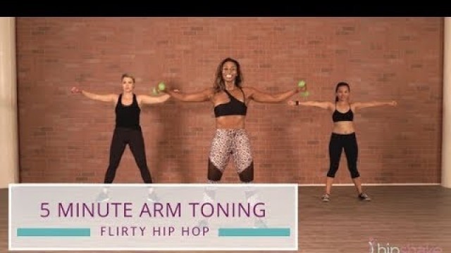 '5 Minute Arm Workouts with Weights | Flirty Hip Hop'