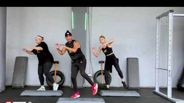 'Hip-Hop Step Aerobics with Treyfitnesss (Countdown by Beyoncé)'