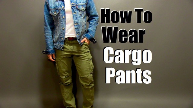 'How To Wear Cargo Pants| Slim Fit Cargo Pant Styling Tips'