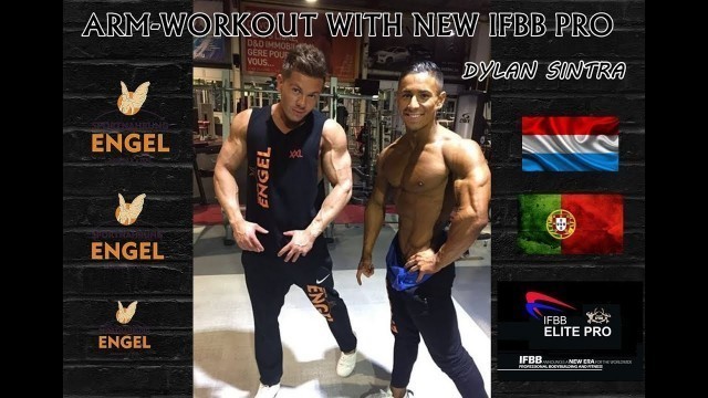 'Men\'s Physique Junioren Arm-Workout by Sportnahrung Engel - Edgar Kisler & Dylan Sintra (IFBB PRO)'