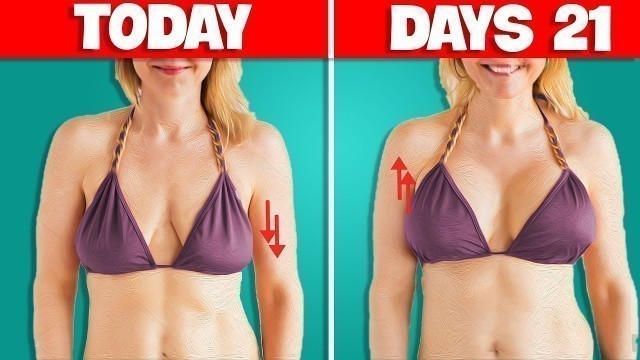 'Exercises To Lift Sagging Breasts, Tighten Breasts And Increase Size In 3 Weeks'