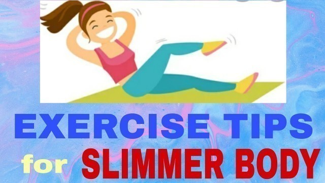 'EXERCISE TIPS FROM TIKTOK TO MAKE YOUR BODY SLIM.'