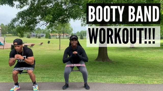 'Hip Hop Home Workout | 10 minute booty band workout'