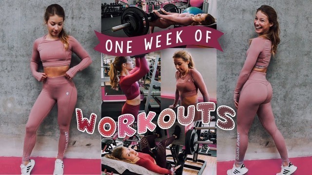 'MEINE FITNESS ROUTINE - 1 WEEK OF WORKOUTS // JustSayEleanor (Training, Sport, Muskelaufbau)'