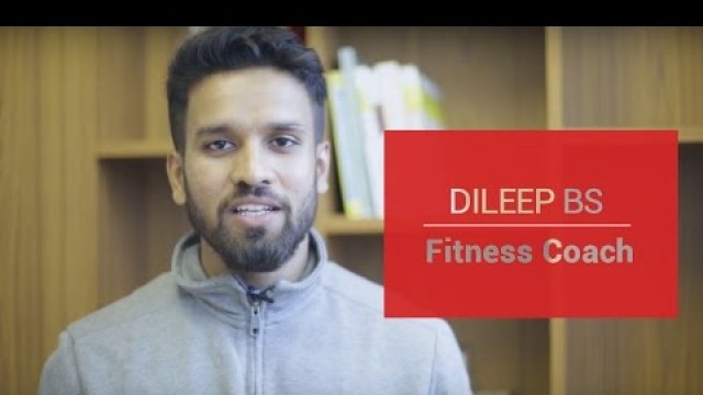 'Fitness Coach Story | Know Your Coach Dileep BS | Home Workout & Fitness Transformation| HealthifyMe'