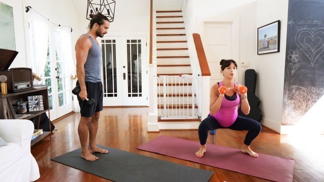 '15 Minute Pregnancy Workout | The Body Coach TV'