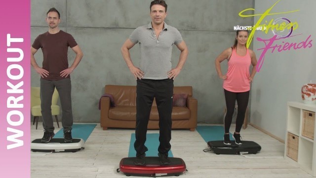 'Vibrationsplatte Slim - Workout (2) II Fitness Friends'