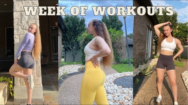 'Week Of Workouts | Friends Pick Out My Workout #weekofworkouts #trainwithme #fitness'