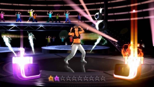 'Zumba Fitness Rush - Ta Picao - high intensity Calypso + multiplayer (2 players) gameplay'