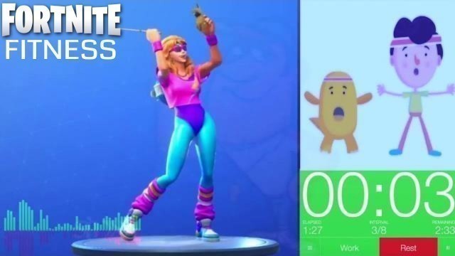 '[Fortnite Fitness] Dance Tabata to Hip Hop Music'