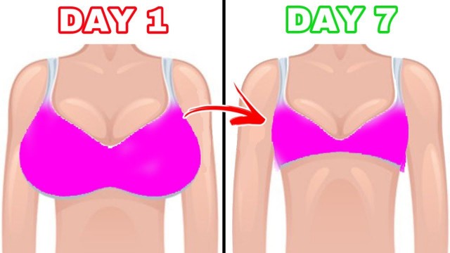 '5 Simple Exercises To Reduce Breast Size In 14 Days | How To Reduce Breast Fat | Simple Home Workout'