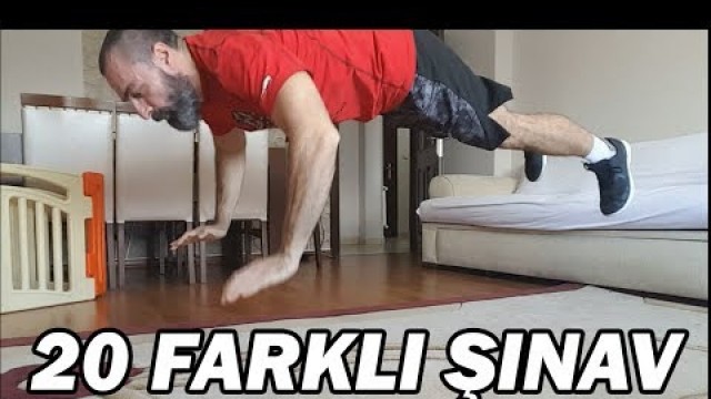 '20 Farklı Şınav (Push-up)'