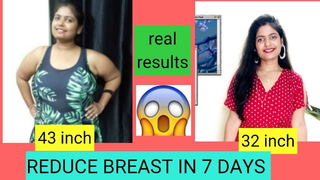 'HOME WORKOUT FOR WOMEN TO LOSE BREAST/BUST FAT IN 7 DAY| HOW TO REDUCE BREAST SIZE NATURALLY AT HOME'