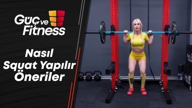 'Nasıl squat yapılır - Öneriler'