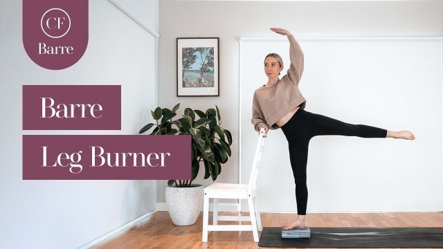 '20 Minute Lower Body Barre Workout | Barre Class For Strong Legs'