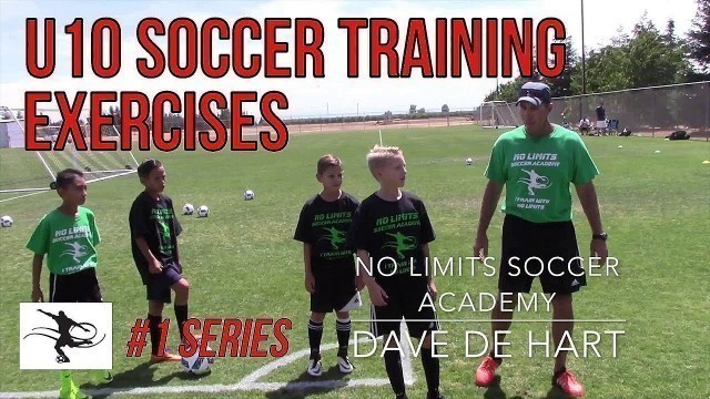 'Soccer Concept Training: Passing and Movement Exercises - U10 Players'