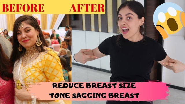 'how to reduce BREAST SIZE at home | CHEST FAT WORKOUT | Naomi Ganzu Fitness'