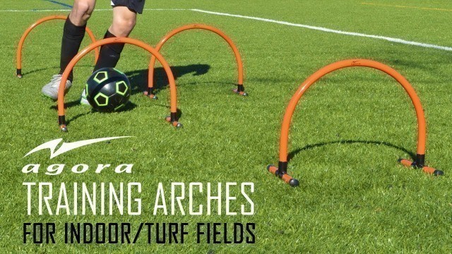 'Agora Soccer Training Passing Arches for Indoor & Turf Fields'