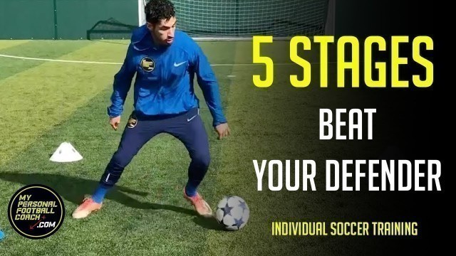 'Soccer Training - 5 Stages Ball Mastery Ladder To Beat Your Defender'