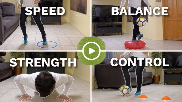 'ADVANCED SOCCER TRAINING DRILLS AT HOME | Full Individual Indoor Training Session'