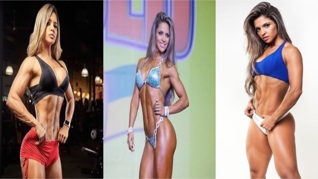 'Aline Barreto FITNESS MODEL WITH AMAZING BODY FEMALE FITNESS MOTIVATION'