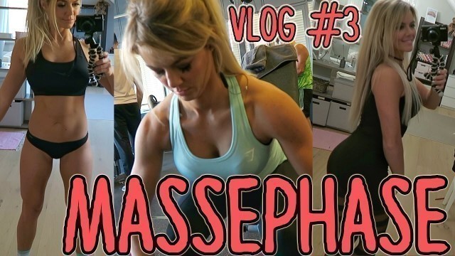 'Meine Massephase | 2700 Kalorien täglich | zugenommen? | Schultertraining | Fitness Frühstück VLOG 3'