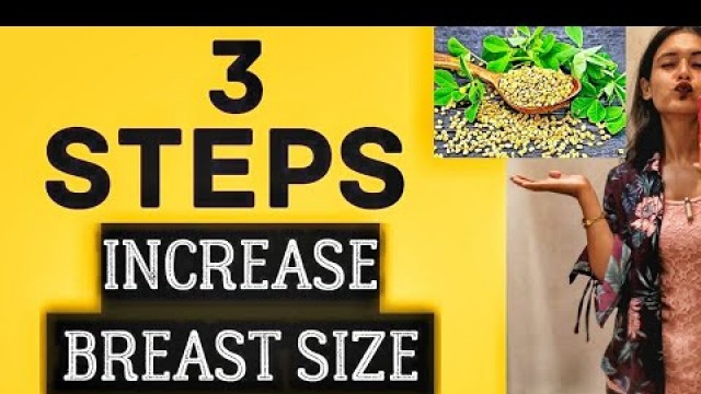 'INCREASE BREAST SIZE || Tips To Increase Breast Fast Naturally At HOME'