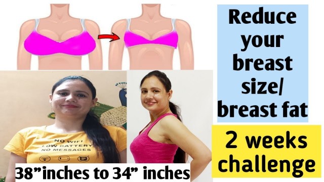 'Reduce breast size/fat at home ll No equipment ll Lose breast fat fast ll Easy Exercises on bed'