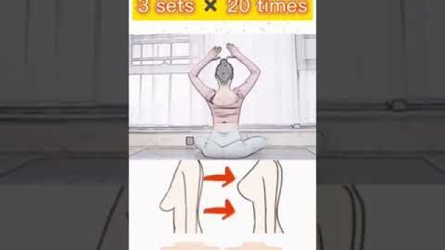 'Use This exercises to shape breast  