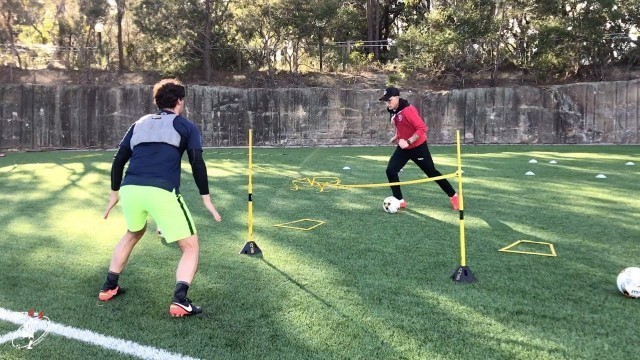 'PRO SESSION | Soccer Training for Centre Back | Joner 1on1 | Ryan Blumberg'