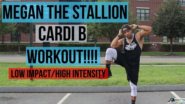 'Low Impact Hip Hop Home Home Workout | Megan Thee Stallion vs Cardi B Hot Girl Workout Mix!'