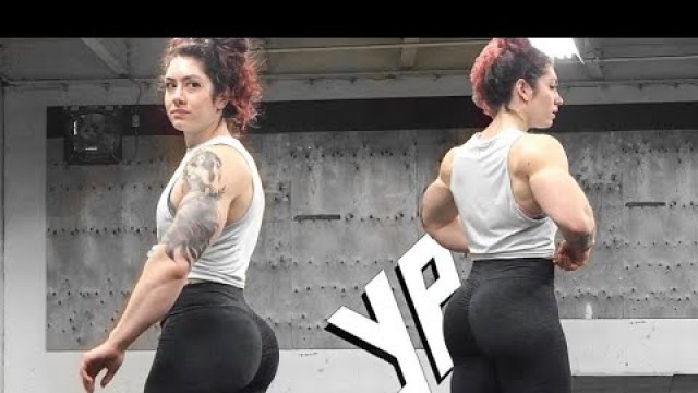 'Natasha Aughey Workout Motivation | Female Fitness Model | Bodybuilder | Chest Day'