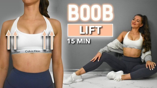 'Natural Boob Lift - Chest (Breast) Focused Upper Body Workout | For Men & Women - No Equipment'