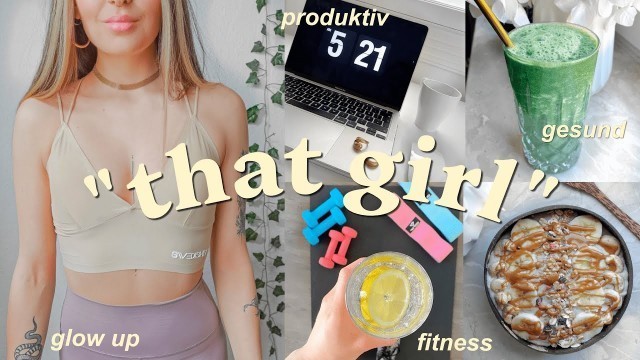 'MEINE 5 UHR „That Girl“ MORGENROUTINE *ästhetisch* | TikTok Fitness Glow Up Trend 2021'