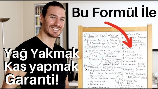 'Garantili Yağ yakma ve Kas yapma Formulü Bu Tahtada -  aralıklı oruç'