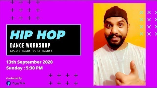 'Hip Hop Dance Choreography Workshop | Kids Dance | FITNESS DANCE With RAHUL'