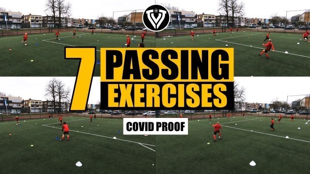 '7 Passing Exercises | Covid Proof | Footbal - Soccer Training | U10 - U11 - U12 - U13 - U14'