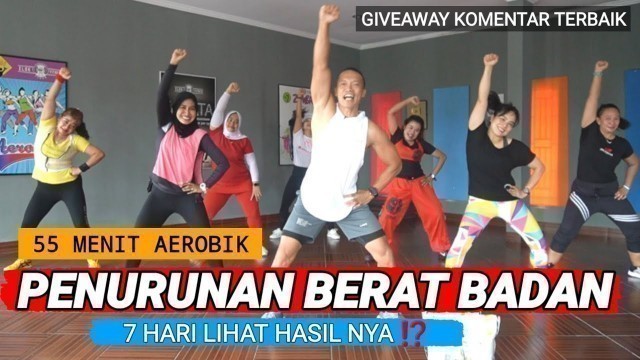 '7 Hari penurunan berat badan | 55 menit Aerobik super HOT'