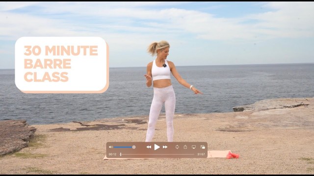 '30 Minute Barre Workout (1kg hand weights)'