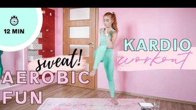 'KARDIO WORKOUT // AEROBIK 12 min // Péťa Elblová'