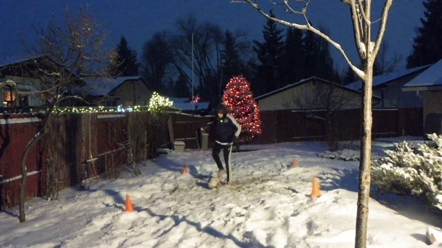 'Day 3: Soccer Training in the snow'