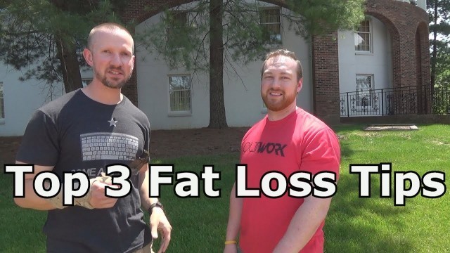 'Top 3 Fat Loss Tips with Fitness Coach Matt Weik'